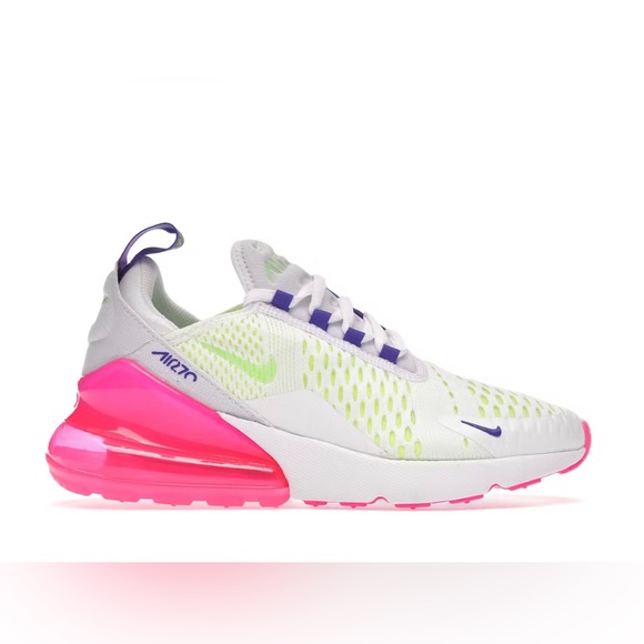 Nike Shoes - Nike Air Max 270 Pink Blast Volt - Women’s size 8